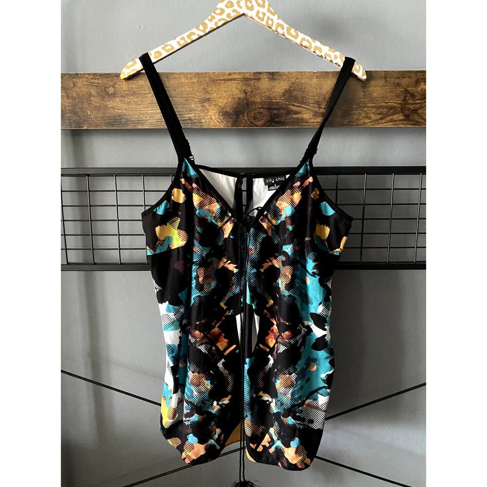City Chic Colorful Plus Tank | Small 16
